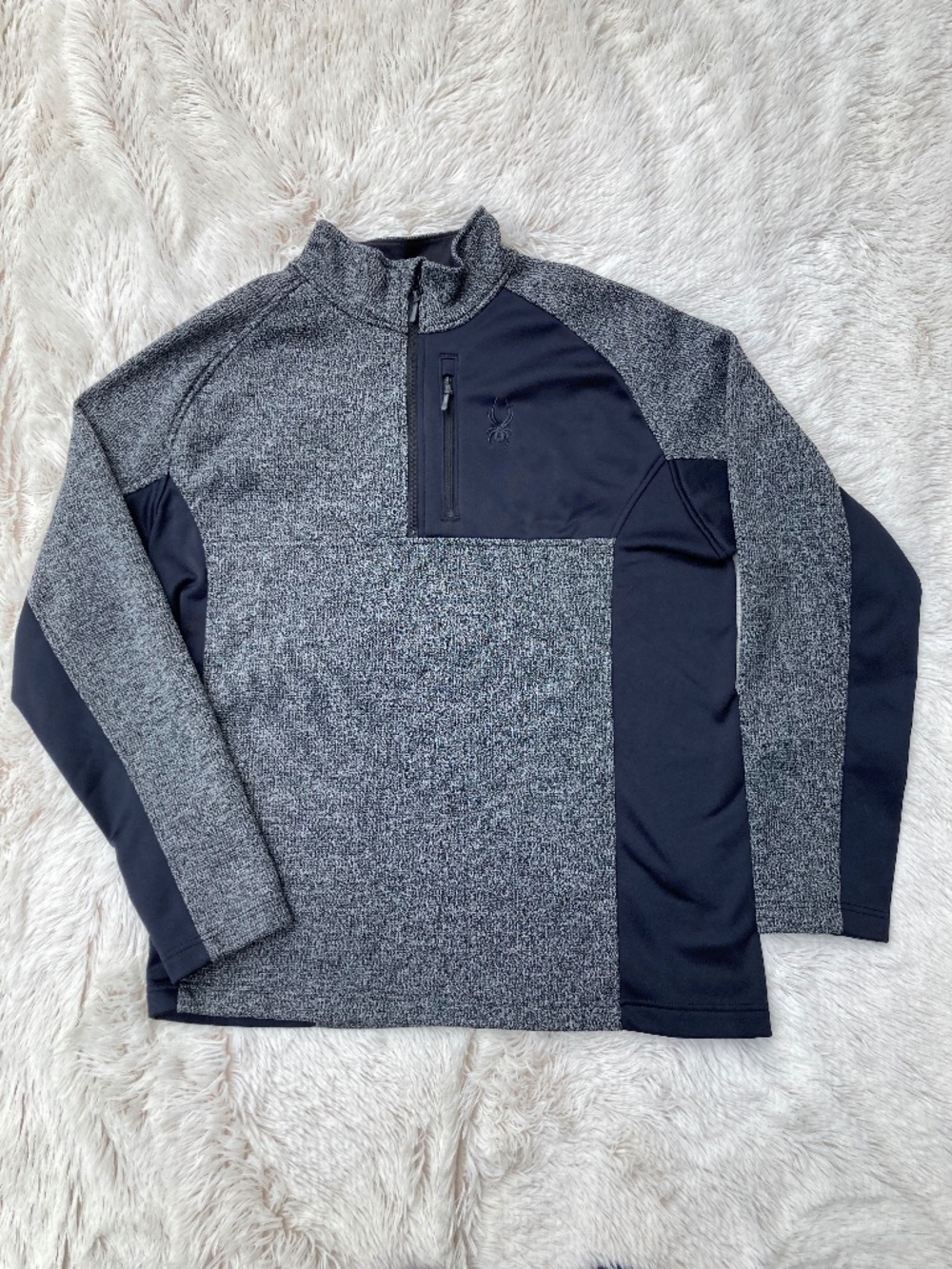 Mens Size XXL Spyder Gait 1/4 Zip Fleece Pullover
